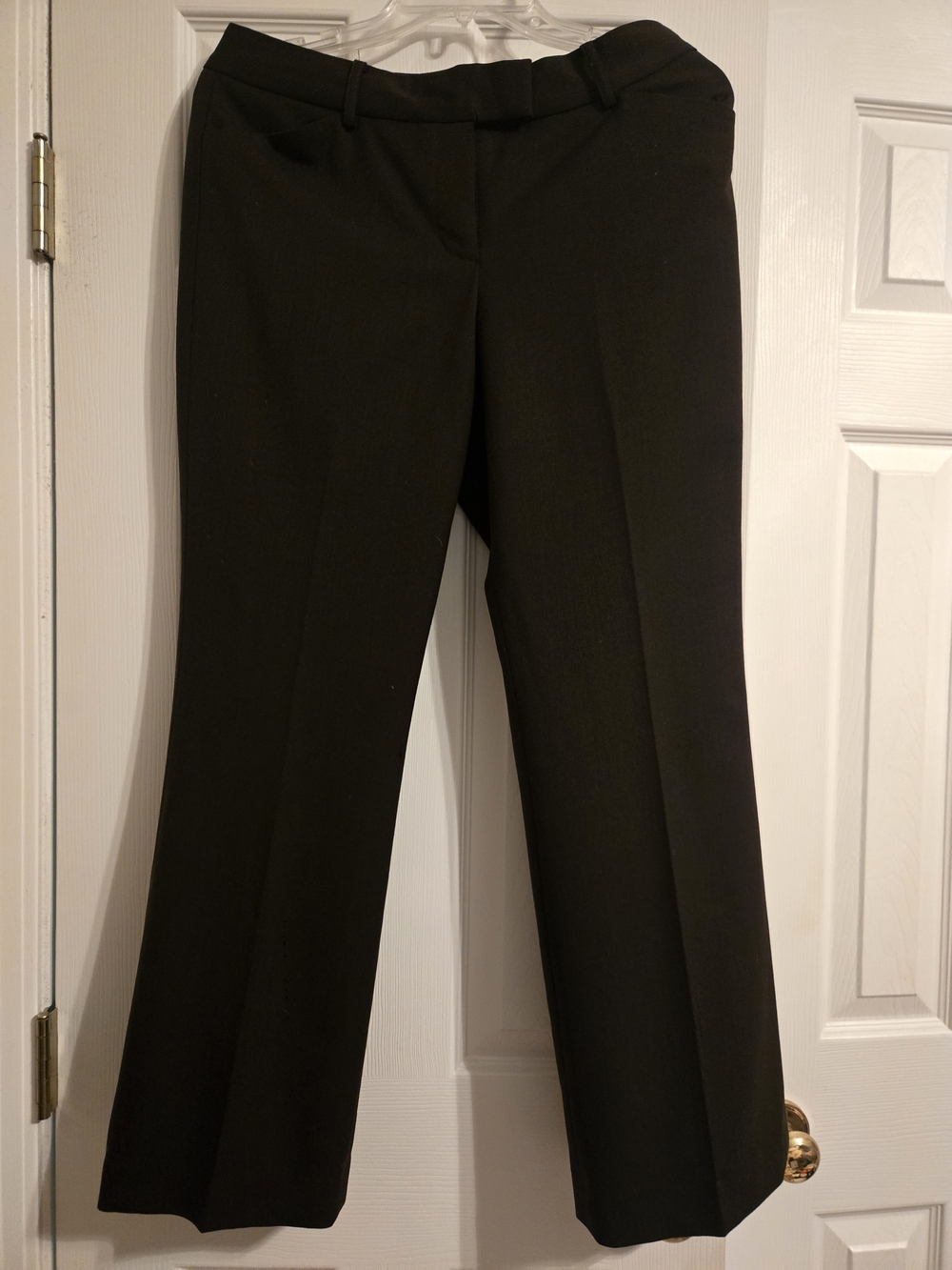 Anne Klein Dark Brown Boot Cut Dress Pants